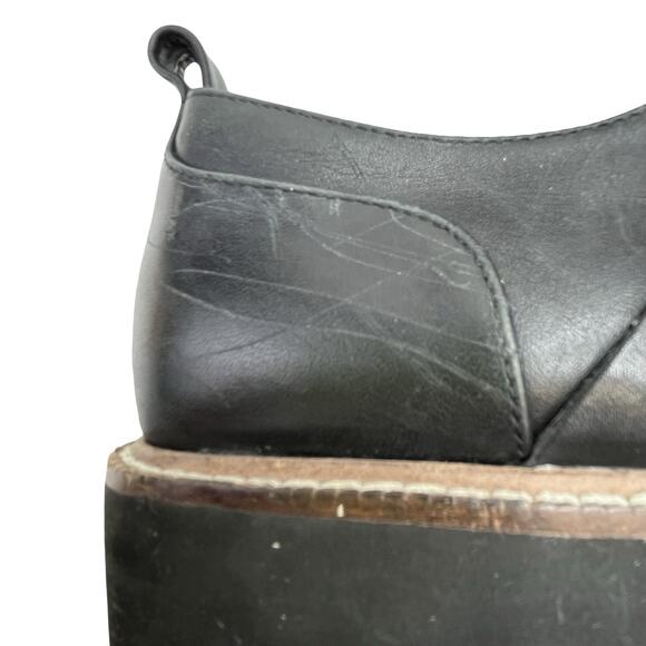 Shellys London Creepers Buckles Black Leather Size Approx US Women 11 - Picture 10 of 16